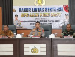 Kapolres Mura dan Forkopimda Gelar Rakor Lintas Sektoral Ops Lilin 2025 Jelang Nataru