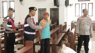 Wakapolres Mura Lakukan Pengecekan Pos Pengamanan Untuk Sukseskan Operasi Lilin Musi 2025