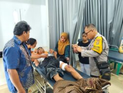 Polsek Megang Sakti Polres Mura Himbau Warga Hindari Aktivitas di Sungai, Antisipasi Serangan Buaya,