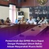 Pemerintah dan DPRD Mura Menggelar RRDPU Membahas Tindak Lanjut Surat Aduan AMMBB 