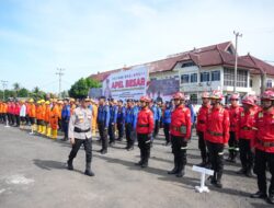 Kapolda Sumsel Pimpin Apel Besar Sabuk Kamtibmas di OKI, Target Zero Karhutla 2026