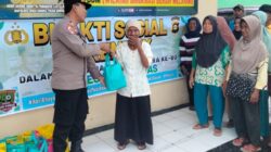 Ratusan Sembako Dibagikan Dalam Rangka Bakti Sosial  Memperingati HUT Bhayangkara ke-80