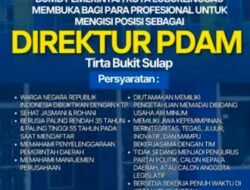 Aktivis Soroti Dugaan Pelanggaran Batas Usia Seleksi Direktur PDAM Tirta Bukit Sulap, Minta Hasil Administrasi Dibatalkan