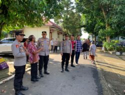 Pastikan Ibadah Kondusif, Kapolres Musi Rawas Pantau Keamanan Gereja 