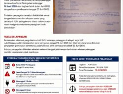 Penyegelan KWH Meter Pelanggan PLN ULP Lubuklinggau Diduga Tidak Sesuai Tahapan Sangsi