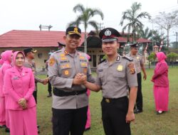 Kapolres Musi Rawas Pimpin Upacara Kenaikan Pangkat 34 Personel, Wujud Atas Dedikasi dan Loyalitas