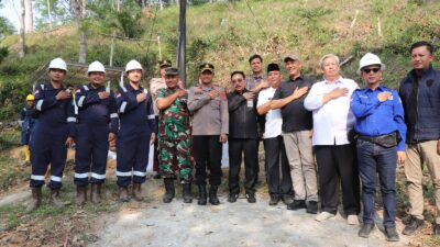 Dukung Legalisasi Sumur Minyak Masyarakat, Polres Musi Rawas Gelar Launching dan Ikrar Bersama di Muara Lakitan