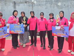Semarak HUT RI ke-81: Bhayangkari Ranting Muara Kelingi Polres Mura adakan Senam Bersama dan Lomba
