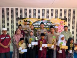 Polsek Muara Kelingi Polres Mura Hadir di Tengah Generasi Qur’ani: Semarak Kemerdekaan Lomba Mengaji Anak-Anak