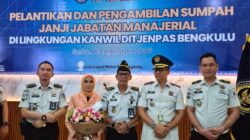 Lanjutkan Pengabdian, Pejabat Lapas Narkotika Kelas IiA Muara Beliti Resmi Emban Amanah sebagai Kepala Rutan di Bengkulu