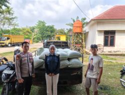 Gerakan Pangan Murah Polri, Polsek Muara Kelingi Polres Musi Rawas Jual 5 Ton Beras Ludes di Serbu Warga