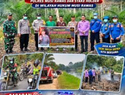 PATROLI TERPADU Polres Musi Rawas dan Stakeholder Perkuat Barisan Cegah Karhutla