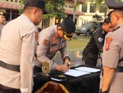 Pimpin Sertijab Dua Kapolsek, Kapolres Musi Rawas Tekankan Pelayanan Humanis dan Hindari Penyalahgunaan Wewenang