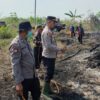 Polsek Muara Kelingi, TNI dan Pihak Perusahaan Berjibaku Padamkan Hotspot di Desa Petunang