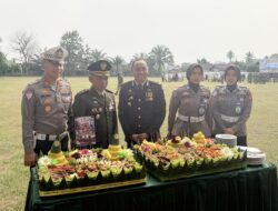 Pererat Sinergitas TNI-Polri, Wakapolres Musi Rawas Hadiri HUT ke-81 TNI dan Berikan Tumpeng 