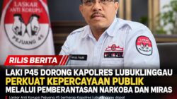 LAKI P45 Dorong Kapolres Lubuklinggau Perkuat Kepercayaan Publik melalui Pemberantasan Narkoba dan Miras