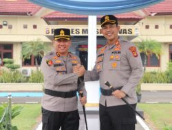 Welcome and Farewell Parade Kapolres Musi Rawas, AKBP Gokma Uliate Sitompul Gantikan AKBP Agung Adhitya Prananta