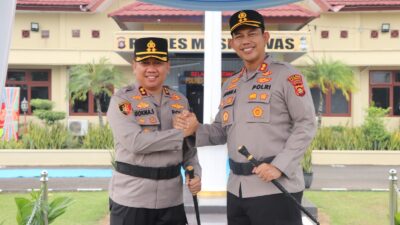 Welcome and Farewell Parade Kapolres Musi Rawas, AKBP Gokma Uliate Sitompul Gantikan AKBP Agung Adhitya Prananta