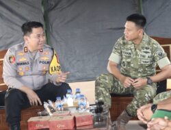 Perkuat Sinergitas TNI-Polri, Kapolres Musi Rawas Silaturahmi ke Yonif TP 947/Pangeran Amin